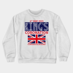 King’s Coronation, 6th May 2023 – Congratulations (Navy) Crewneck Sweatshirt